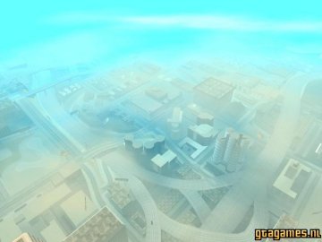 Los Santos vanuit de lucht.