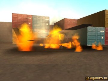 Up in flames...