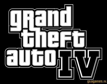 GTA IV logo zwart