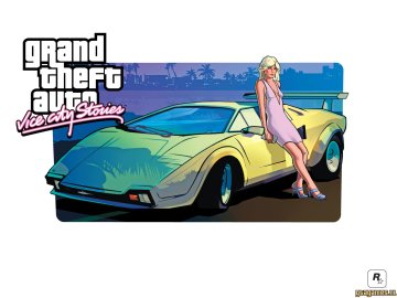 Blonde vrouw bij auto met VCS logo