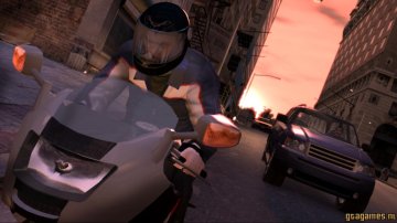 Niko op motor