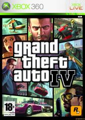 Grand Theft Auto IV XBOX 360 cover NL / PEGI