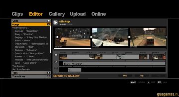 Muziek uitzoeken in de Video Editor