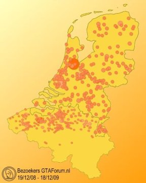 Bezoekers in 2009