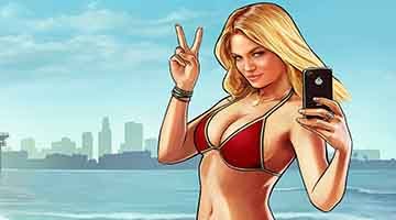 Bikini Girl Car