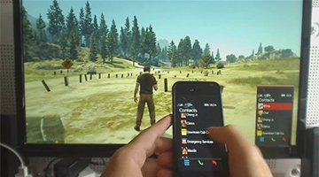 gtav arduino iphone telefoon carousel
