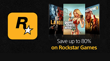 Playstation Store korting rockstar games carousel