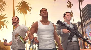 grand theft auto V   The standoff By patrickbrown d5rnf43 carousel