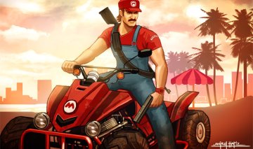 grand theft mario quad