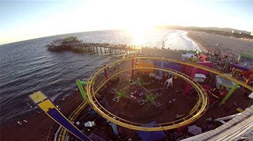 santa monica pier carousel