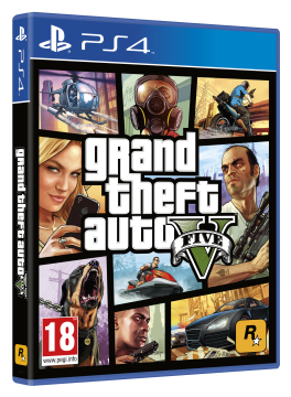 GTAV PS4 3D PACKSHOT ENG