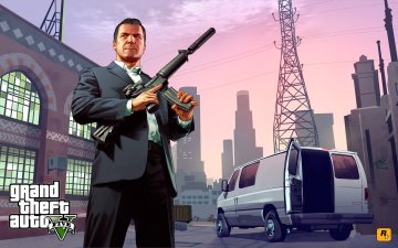 GTAV Michael bij sweatshop