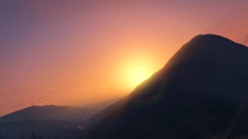 De zonsondergang in gta 5!