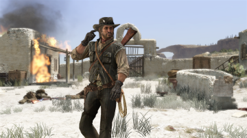 RDR - John Marston in Tesoro Azul