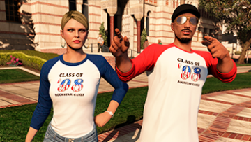 Blue en Red Class of '98 t-shirts