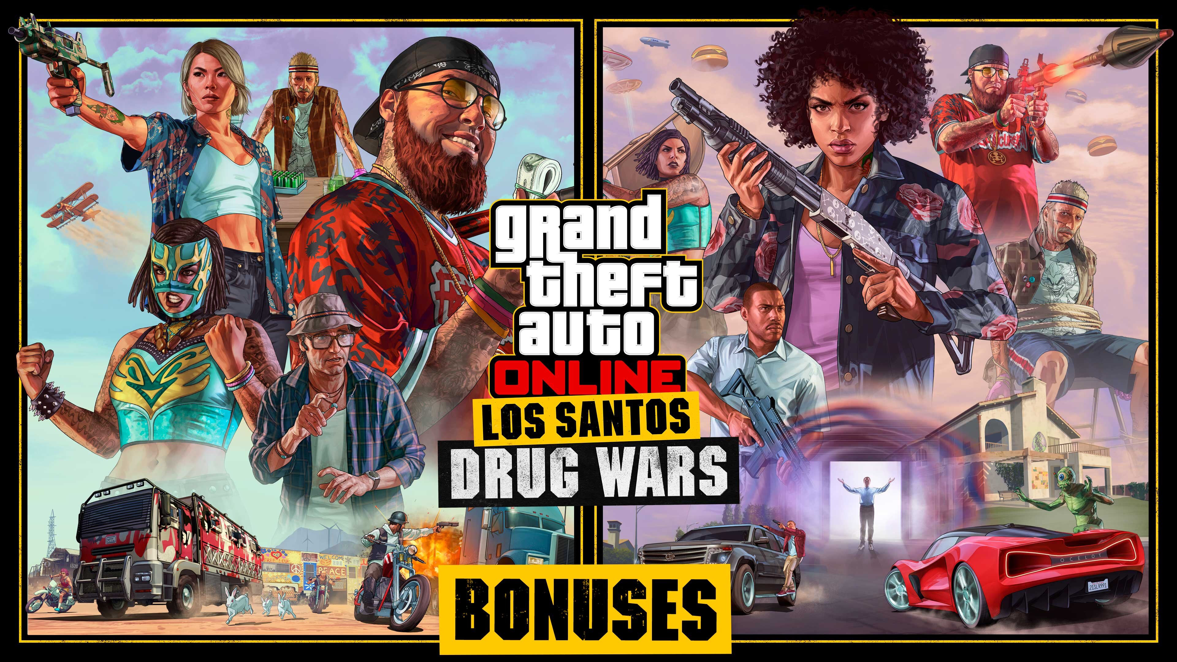 More information about "Los Santos Drug Wars bonussen nu live in GTA Online"