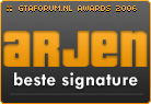 Forum Awards 2006 - Beste Signature